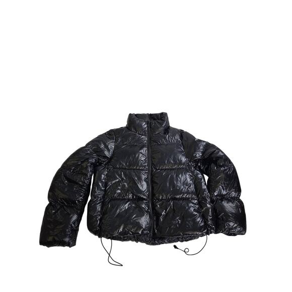 Uniqlo Ultra Light Down Black Puffer Crop Jacket XS - Picture 1 of 9